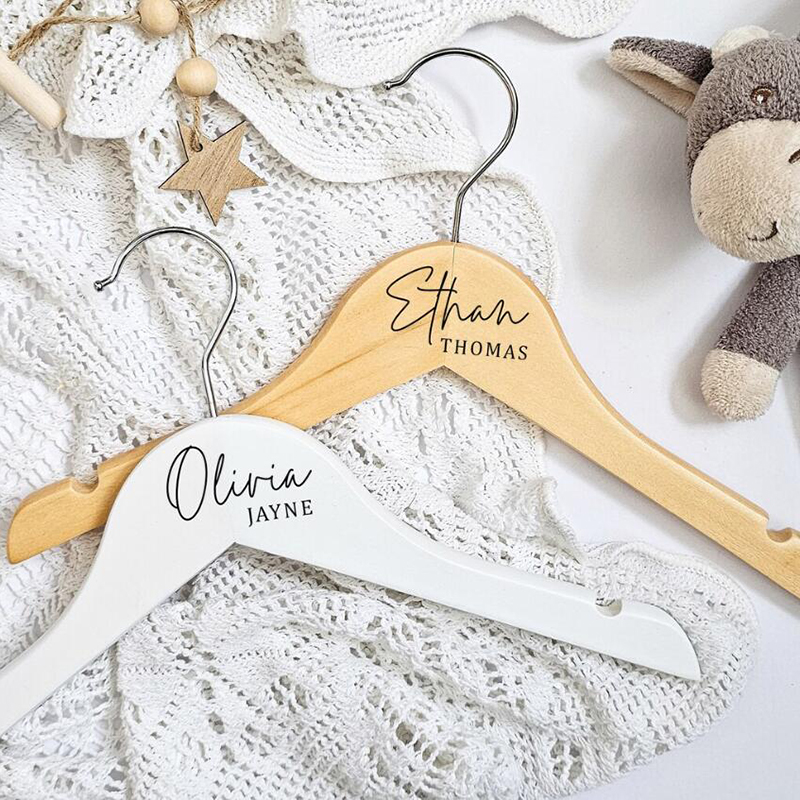 Baby Nursery Uniform - Personalised Baby Hanger Baby's First Outfit