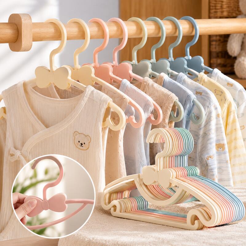 Baby Nursery Uniform - 10/20/50pcs Baby Hangers Plastic Kids Clothes