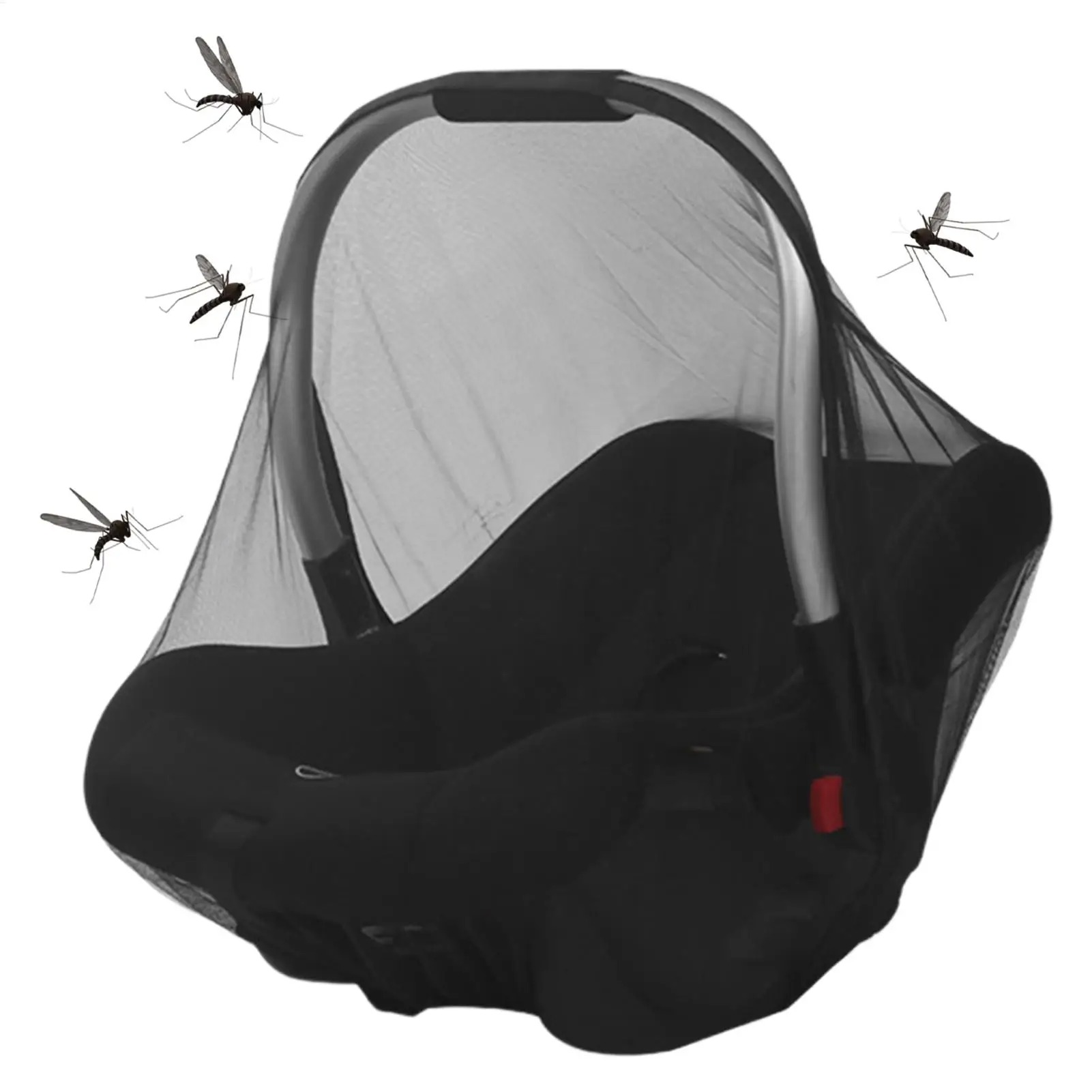 Baby Nursery Hamper - Baby Stroller Basket Mosquito Net Newborn