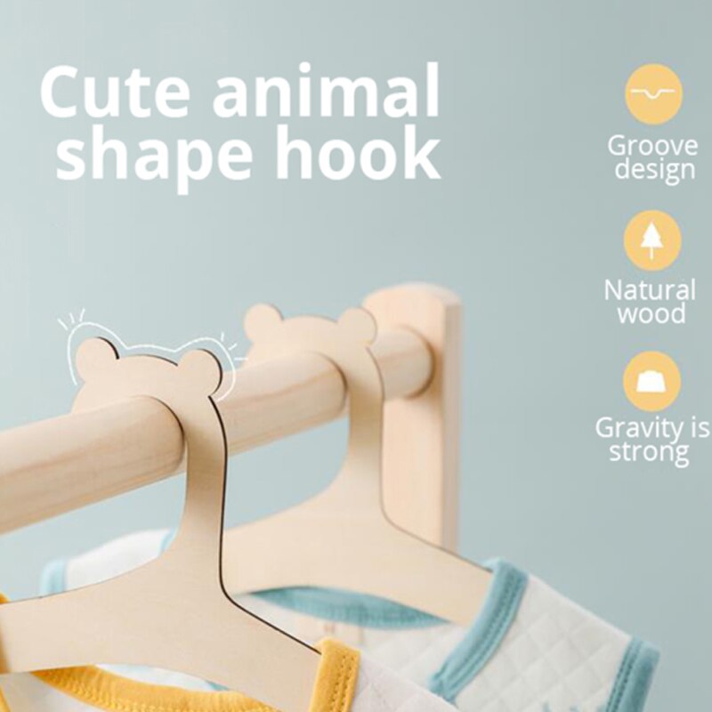 Baby Nursery Uniform - 10 Pcs Baby Creative Hanger Rack