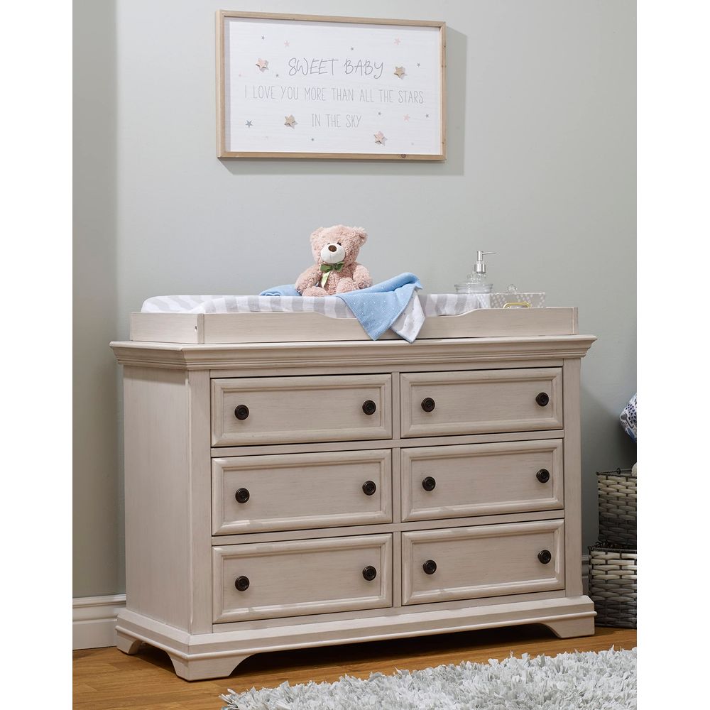 Baby Nursery Dresser - Furniture Portofino Baby Dresser Brushed Ivory