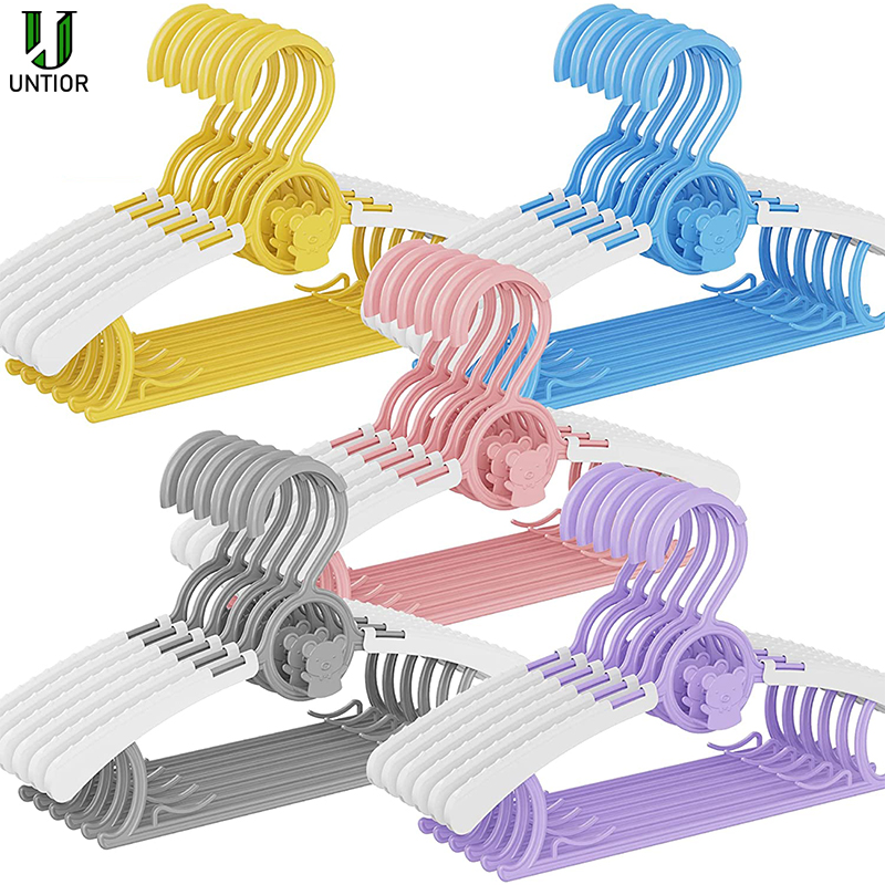 Baby Nursery Wardrobe - UNTIOR Non-slip Baby Clothes Hanger Adjustable