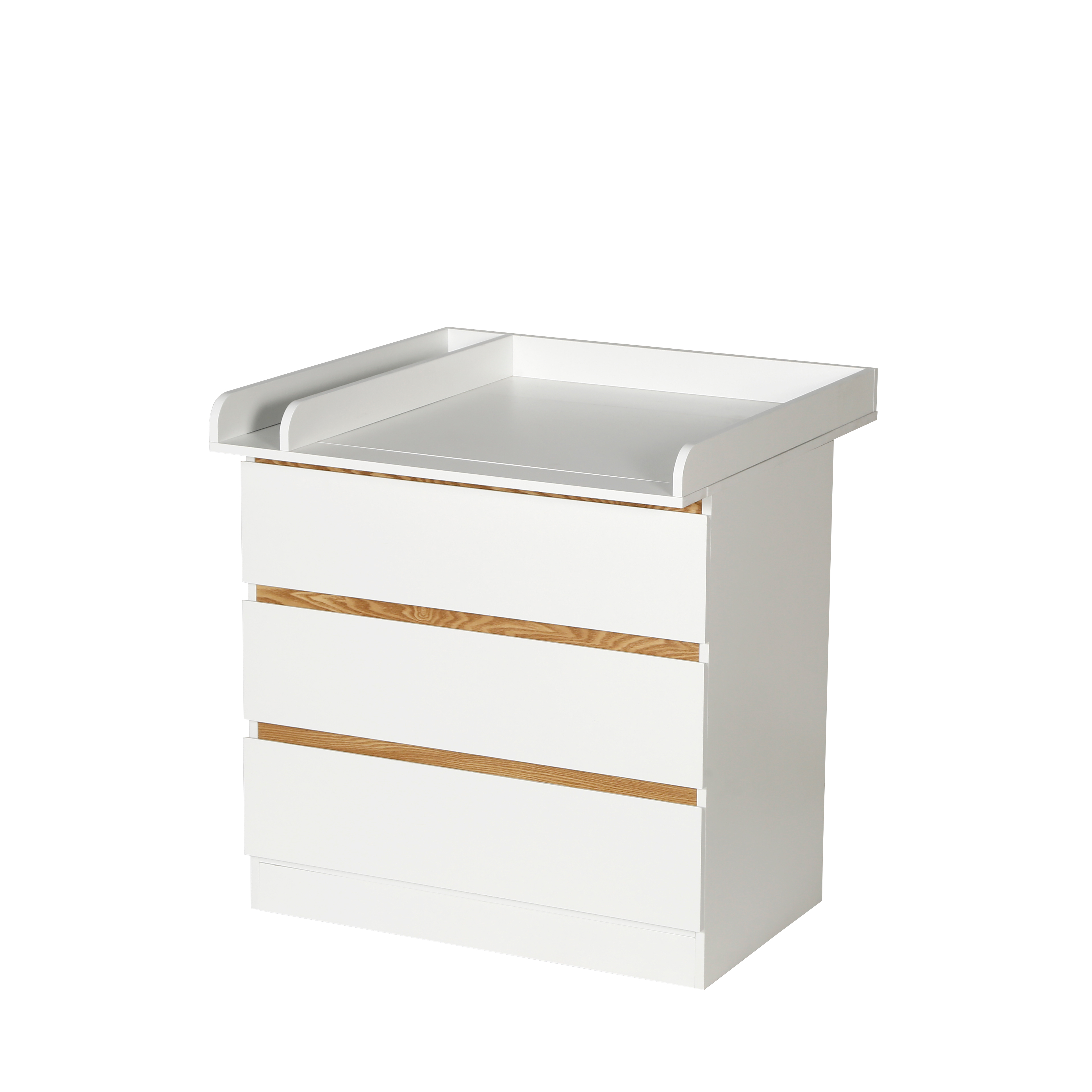 Baby Nursery Chest Of Drawers - 3 chest of drawers (white) with