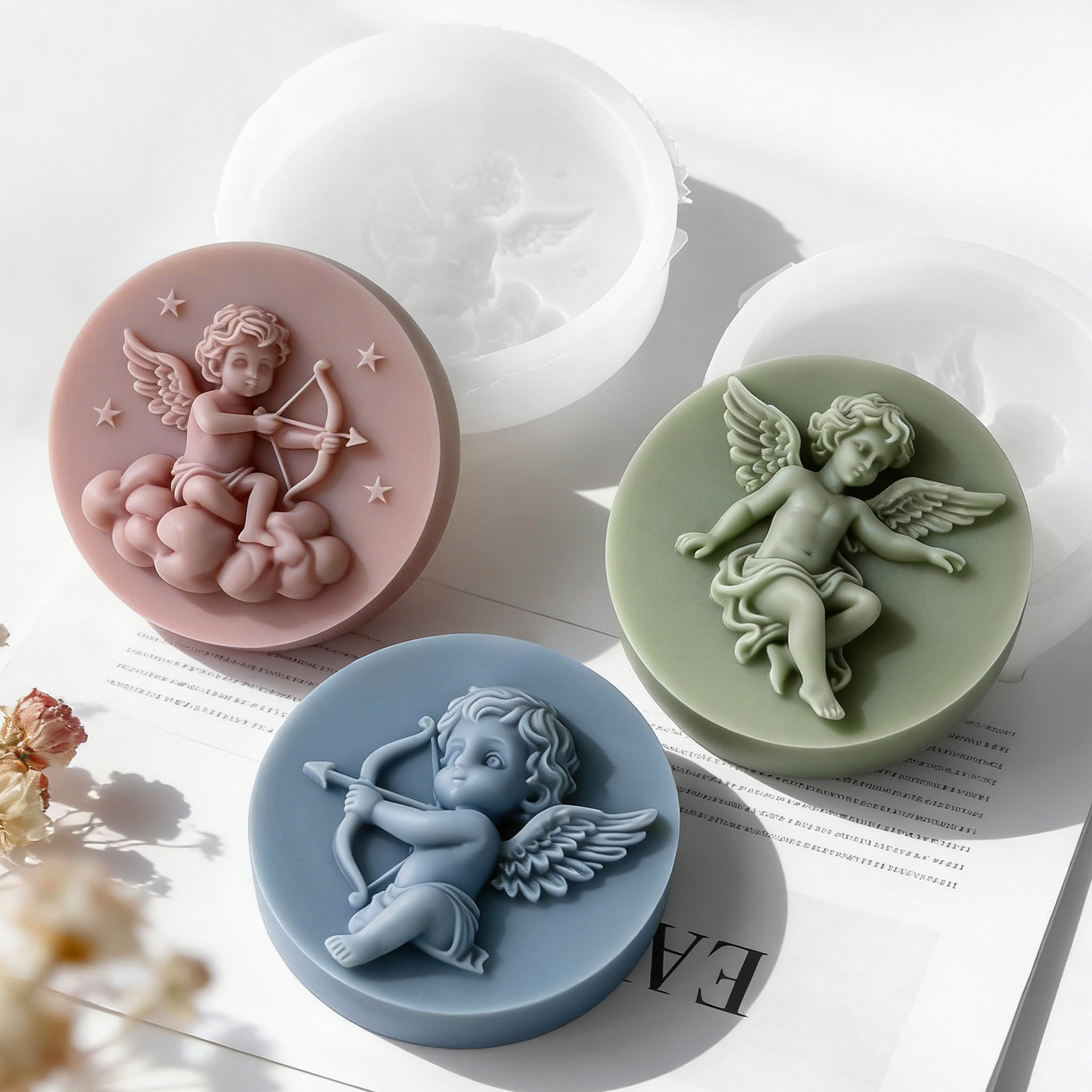 Baby Nursery Diy - Baby Angel Candle Mold 3D Wings