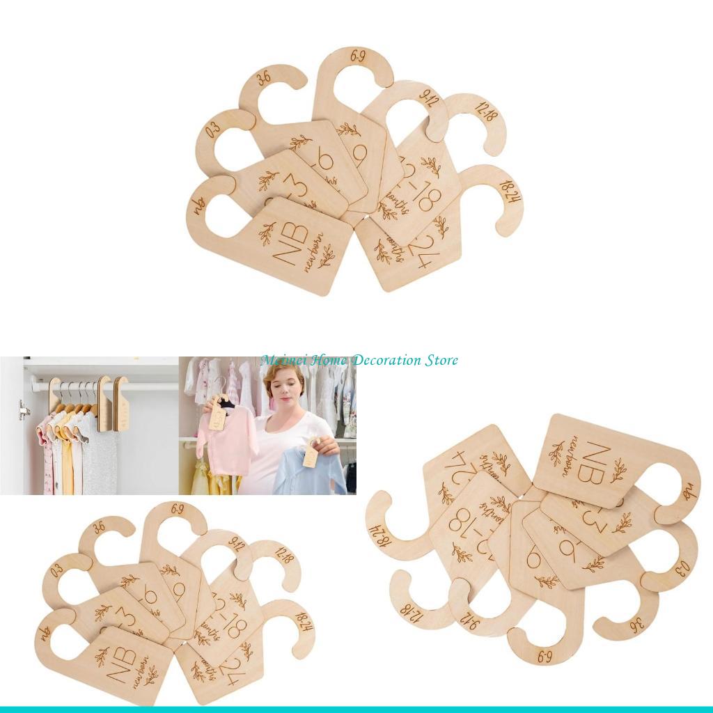 Baby Nursery Uniform - H7BF Baby Clothes Hangers with Size