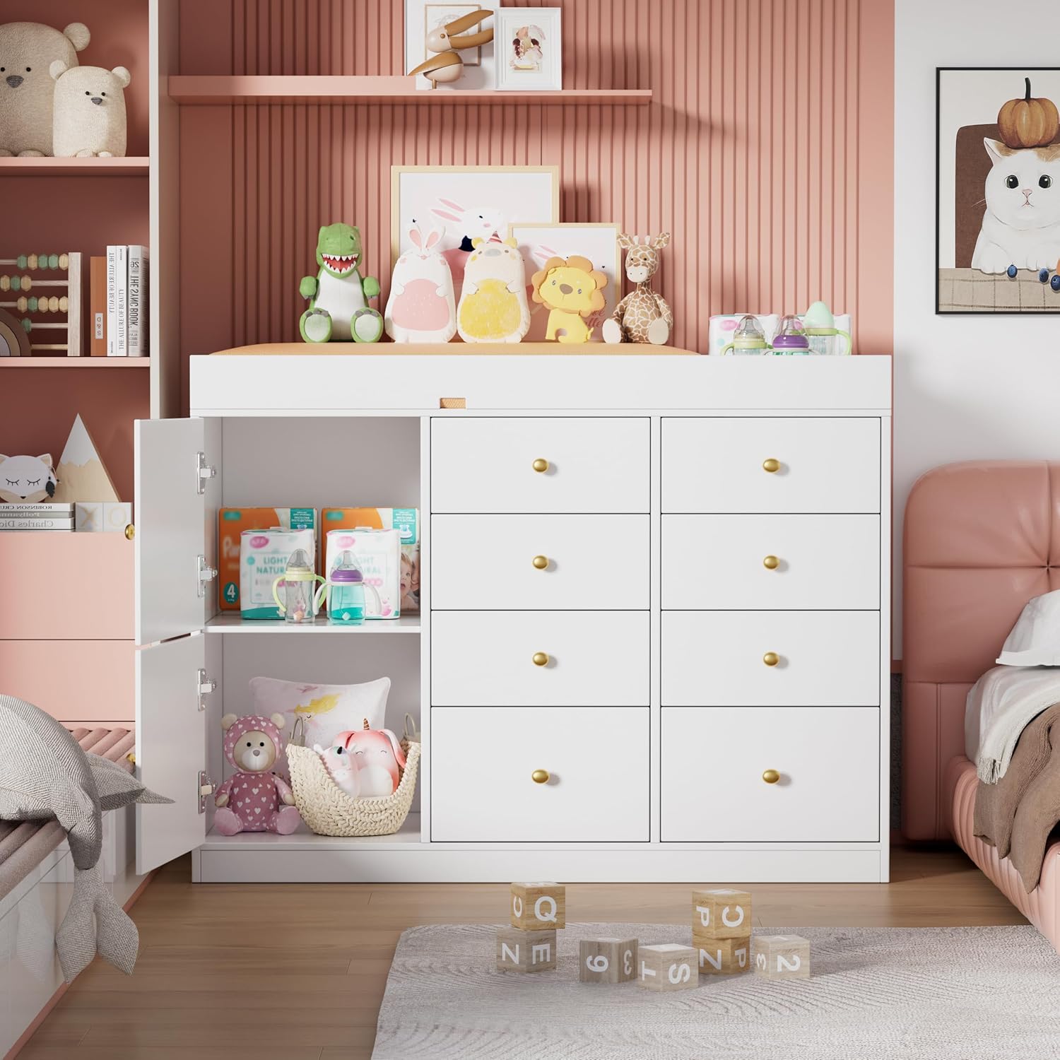 Changing Table Dresser, Baby C - Baby Nursery Dresser 리뷰 및 가격