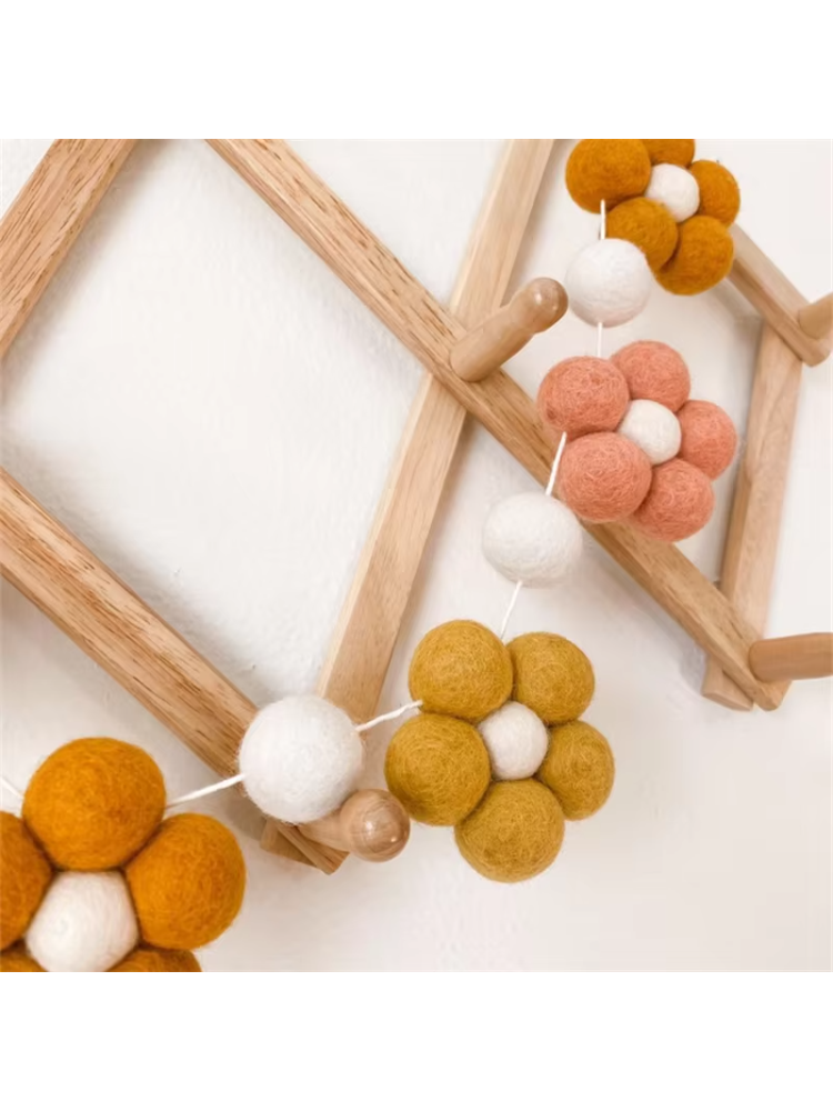 Handmade Felt Daisy Garland Bo - Baby Nursery Garland 리뷰 및 가격