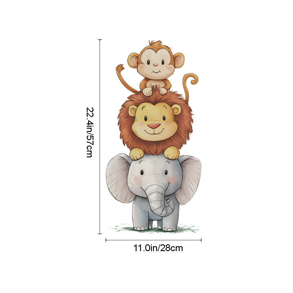 Cute Forest Animals Wall Stick - Baby Nursery Things 리뷰 및 가격