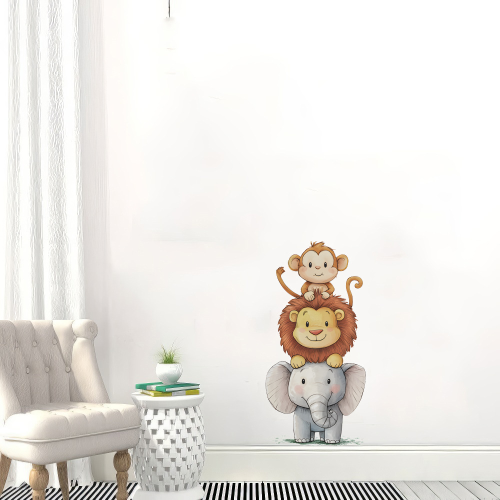 Cute Forest Animals Wall Stick - Baby Nursery Things 리뷰 및 가격