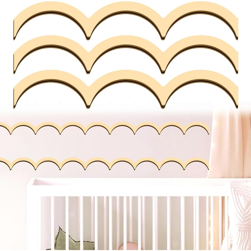 36Pcs Unfinished Wood Trim Mol - Baby Nursery Diy 리뷰 및 가격