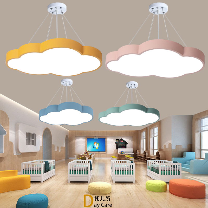 Cloud Chandelier Kindergarten  - Baby Nursery Knobs 리뷰 및 가격