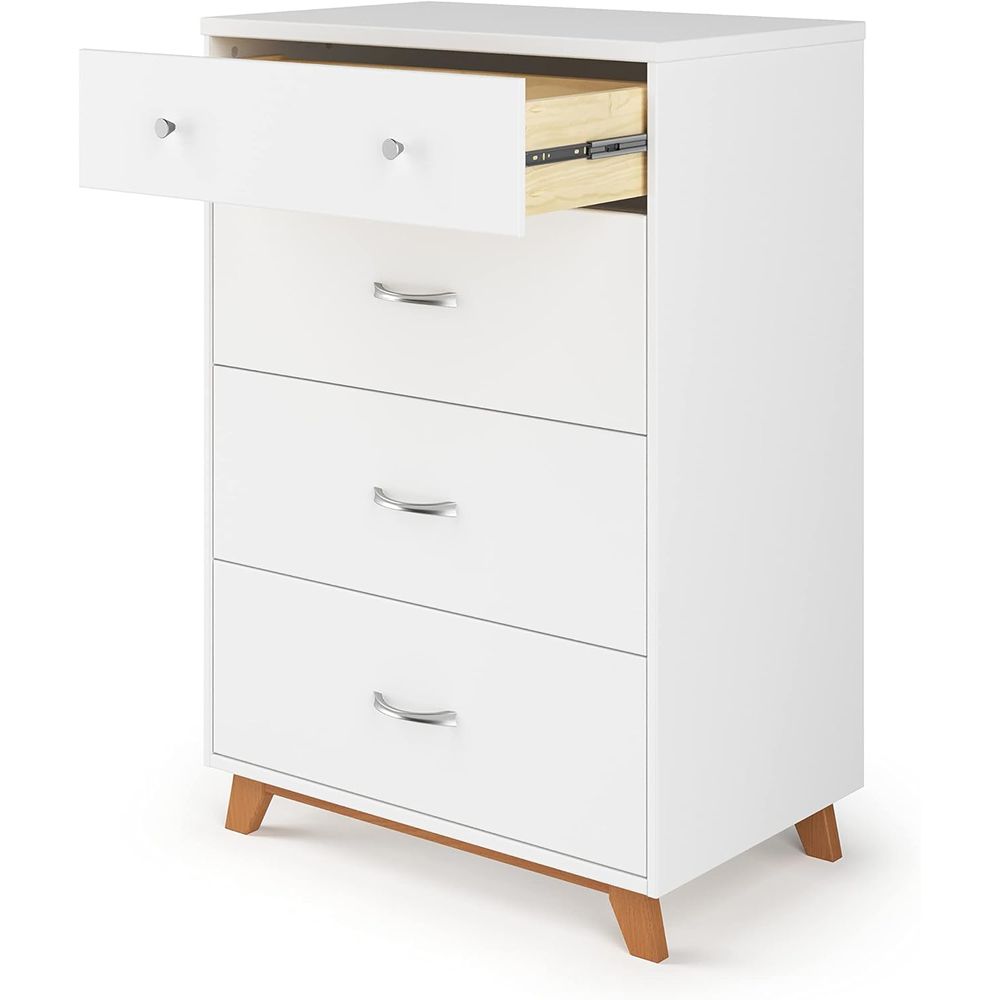 4-Drawer Chest in White/Natura - Baby Nursery Chest Of Drawers 리뷰 및 가격