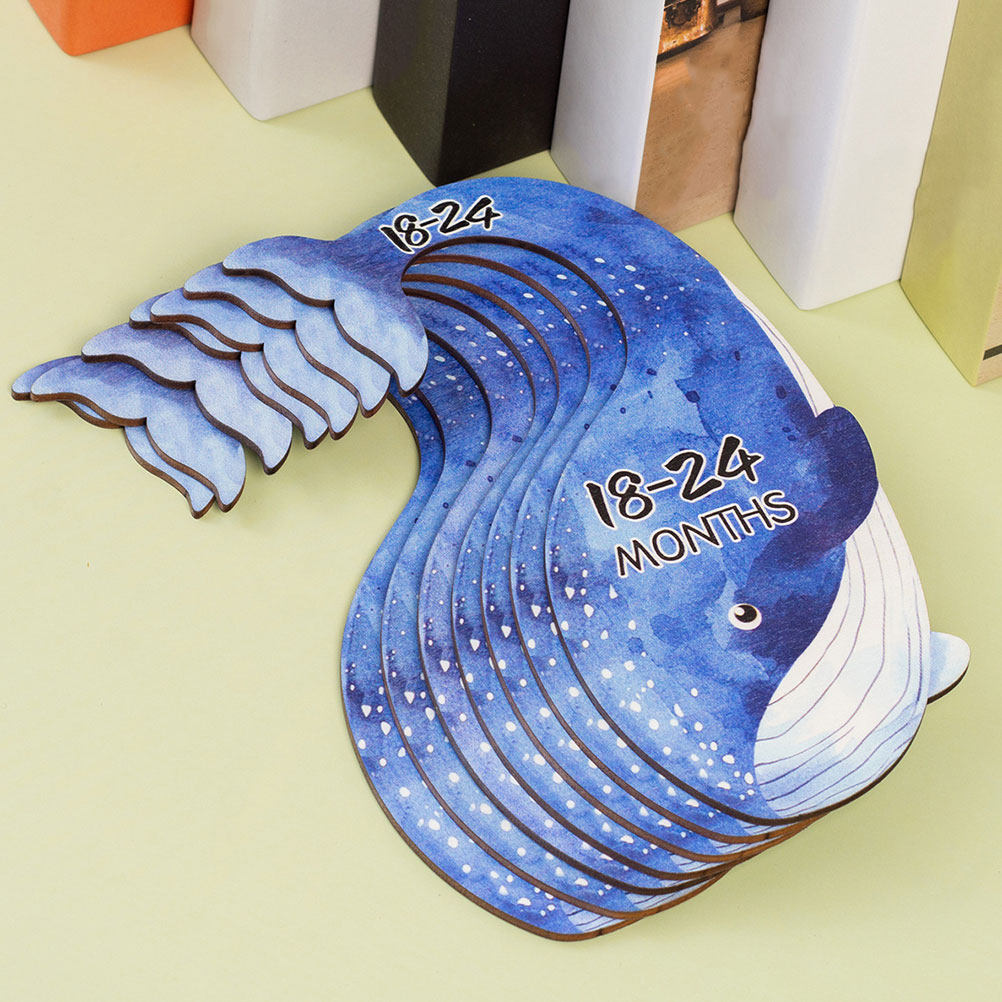 7Pcs Whale Themed Wooden Baby  - Baby Nursery Wardrobe 리뷰 및 가격
