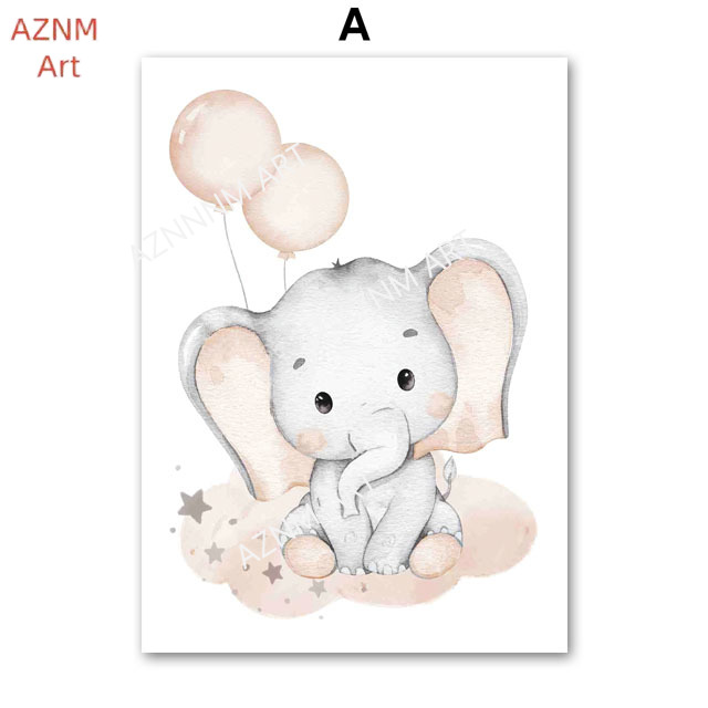 Elephant Balloon Rainbow Moon  - Baby Nursery Things 리뷰 및 가격