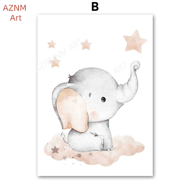 Elephant Balloon Rainbow Moon  - Baby Nursery Things 리뷰 및 가격