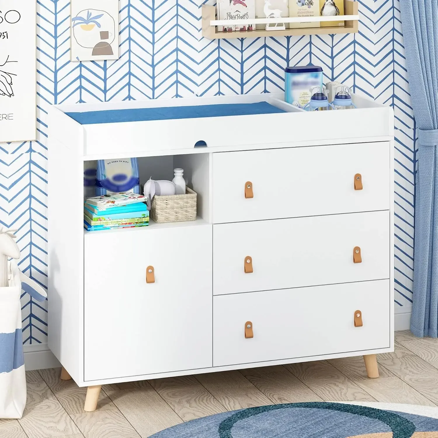 Baby Dresser Changing Table wi - Baby Nursery Chest Of Drawers 리뷰 및 가격