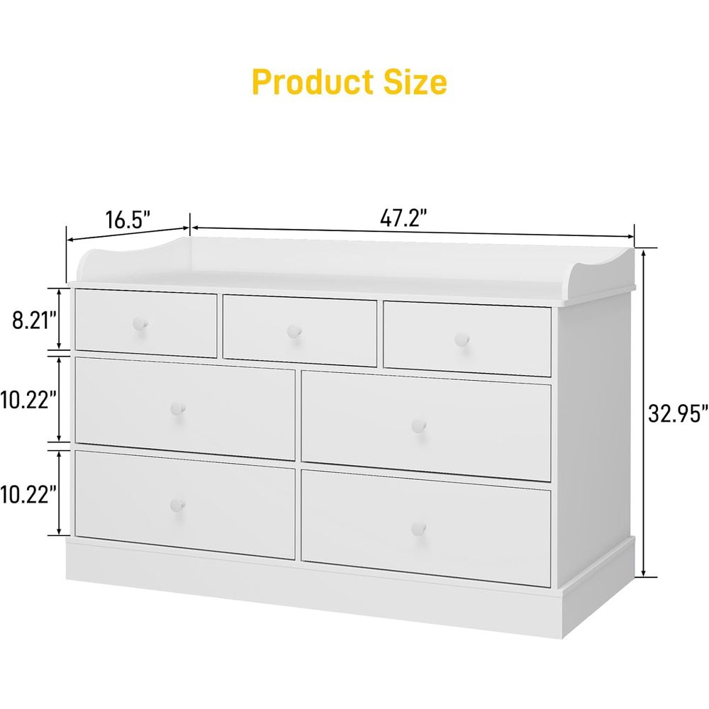 7-Drawer Kids Dresser, Changin - Baby Nursery Chest Of Drawers 리뷰 및 가격