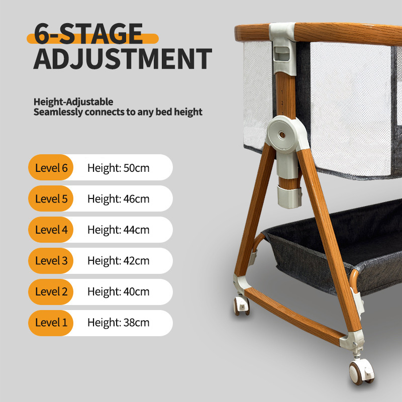 2 in 1 Rocking Baby Crib, Fold - Baby Nursery Hamper 리뷰 및 가격