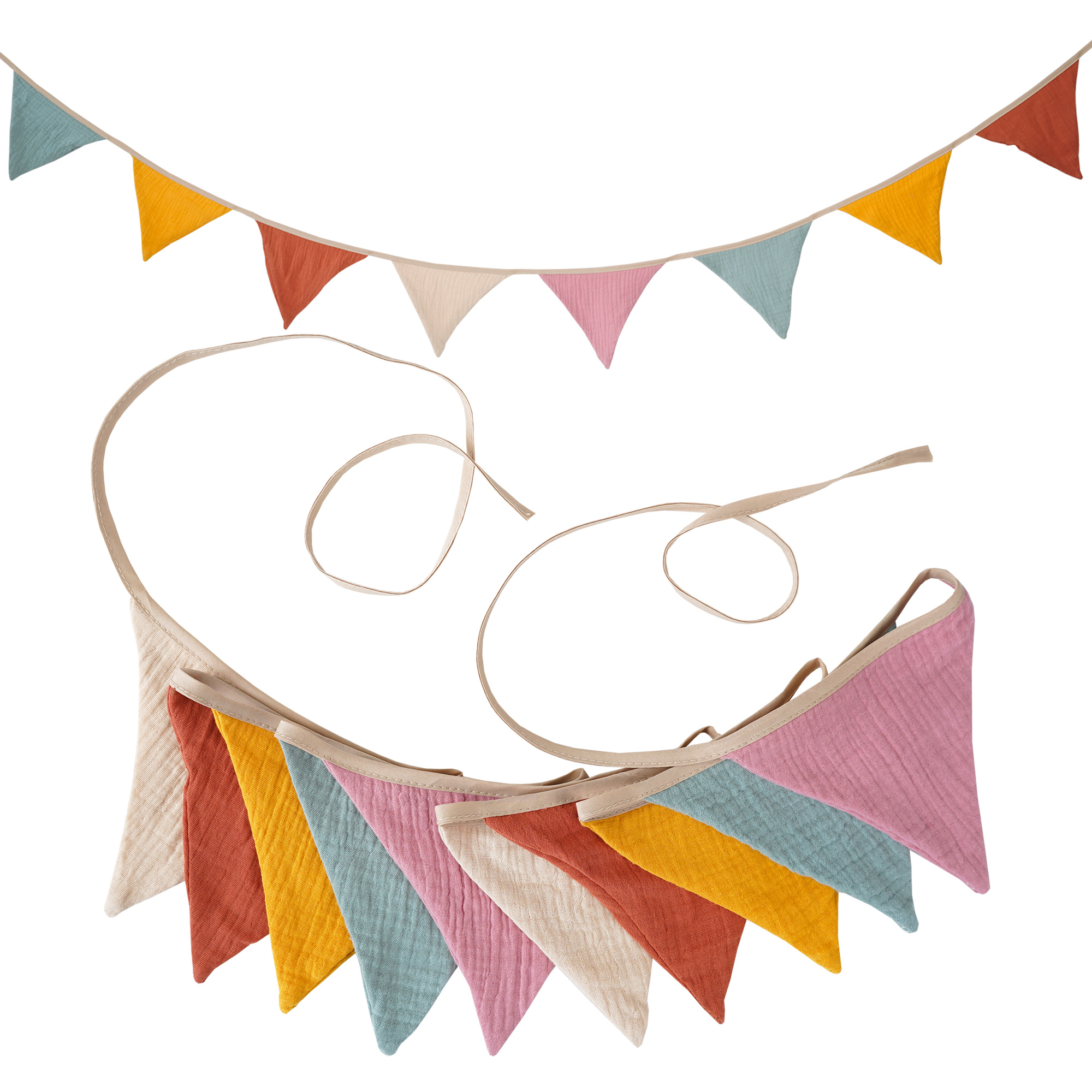 2.6M Nursery Fabric Bunting 10 - Baby Nursery Garland 리뷰 및 가격