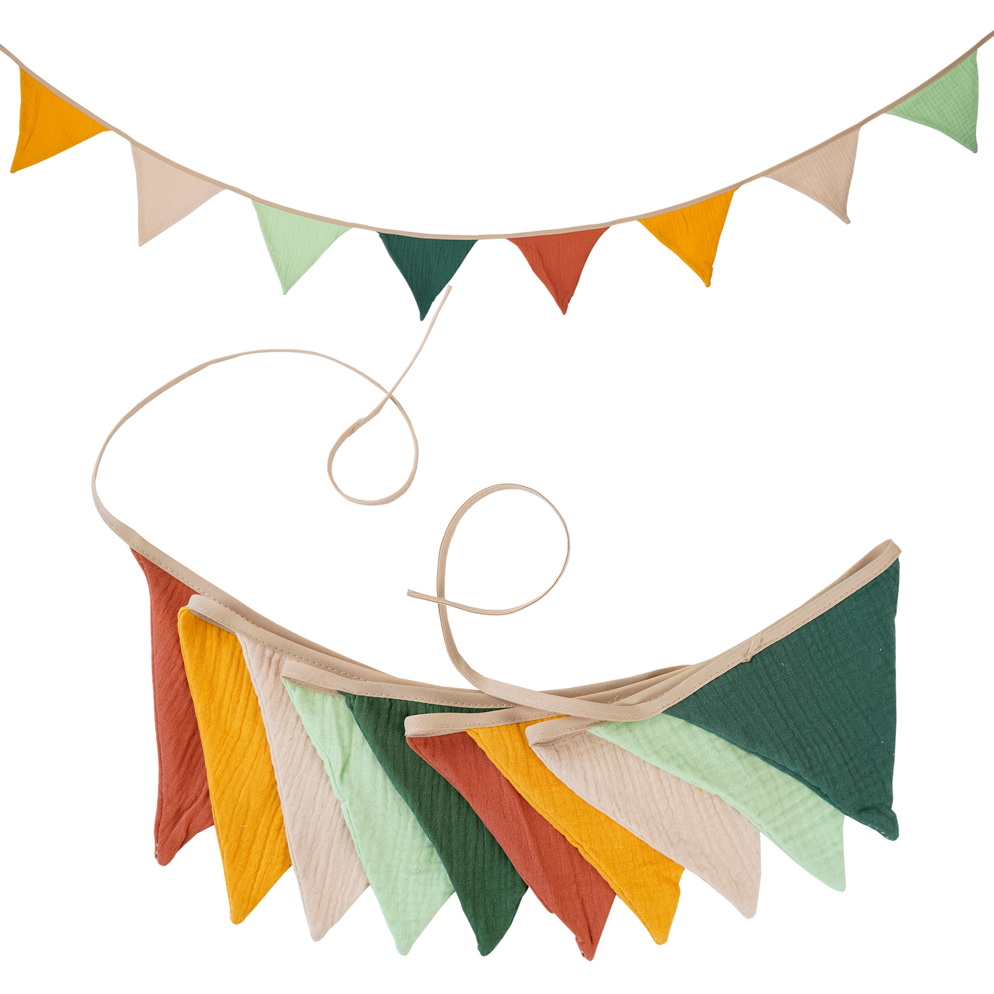 2.6M Nursery Fabric Bunting 10 - Baby Nursery Garland 리뷰 및 가격