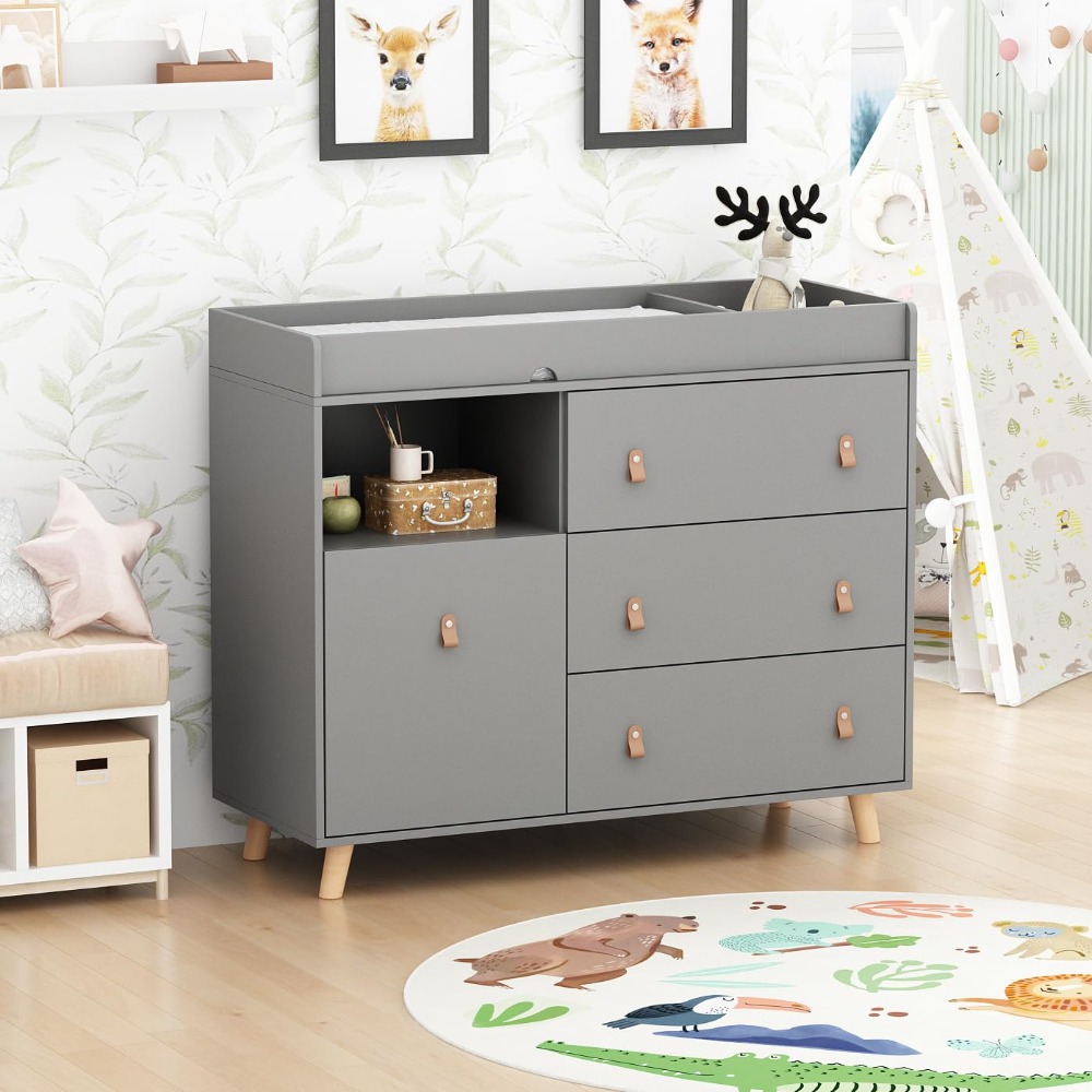 Baby Dresser Changing Table, T - Baby Nursery Dresser 리뷰 및 가격