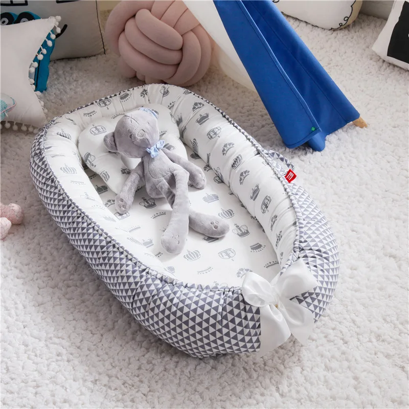 85*50cm Baby Nest Bed with Pil - Baby Nursery Rhymes 리뷰 및 가격