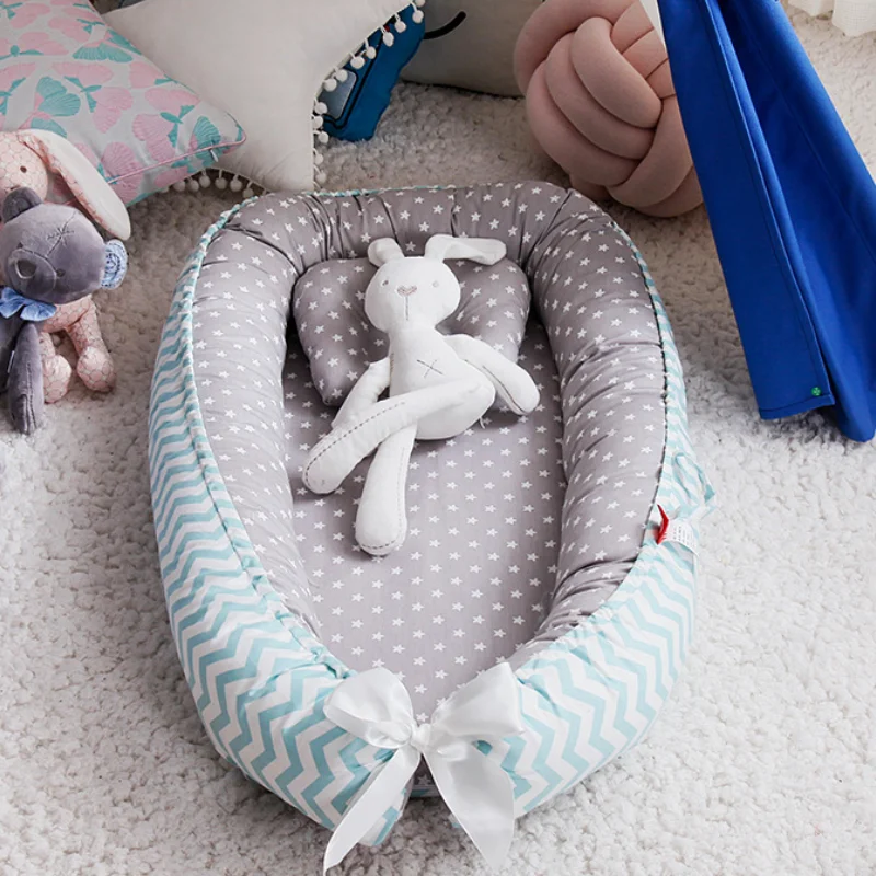 85*50cm Baby Nest Bed with Pil - Baby Nursery Rhymes 리뷰 및 가격