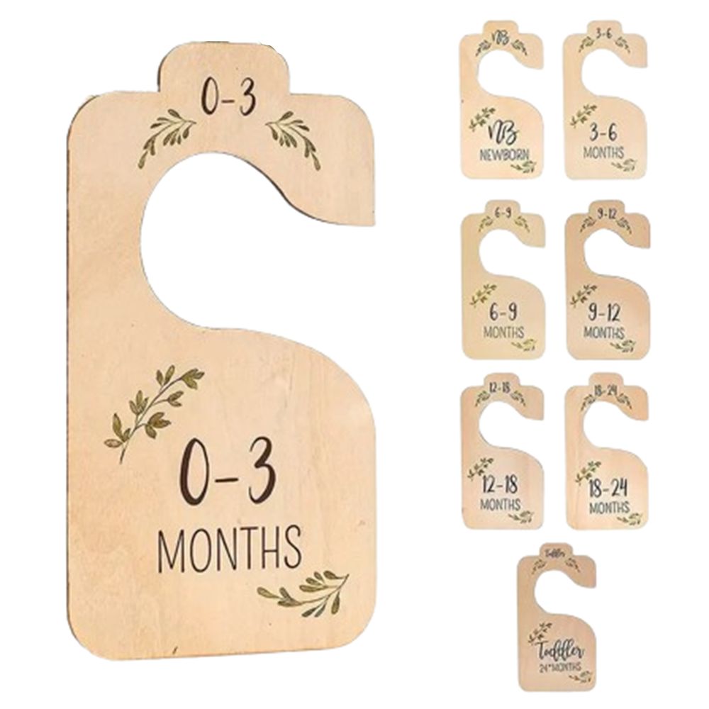 7/8Pcs Wood Baby Closet Divide - Baby Nursery Wardrobe 리뷰 및 가격