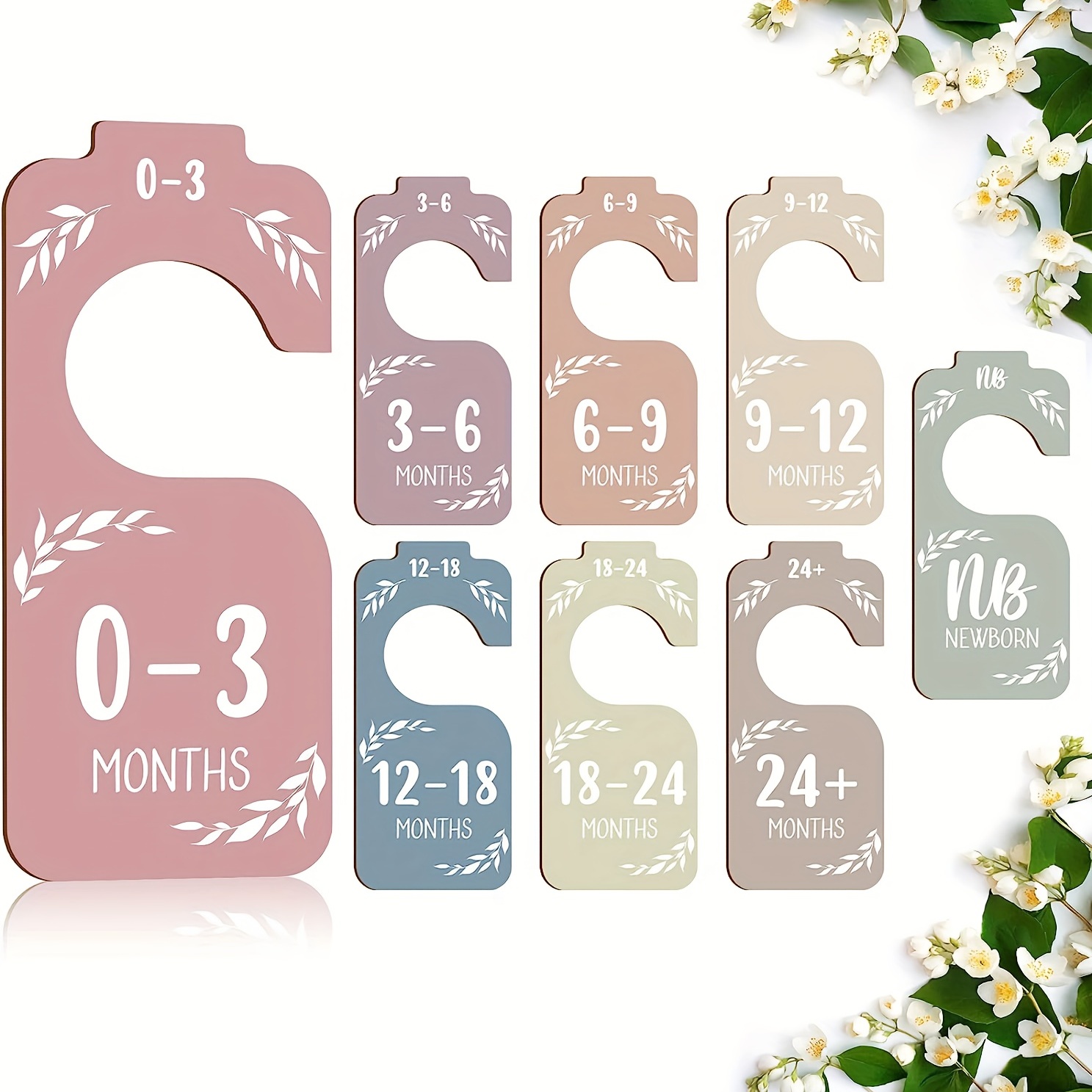 8pcs Wooden Baby Closet Divide - Baby Nursery Wardrobe 리뷰 및 가격