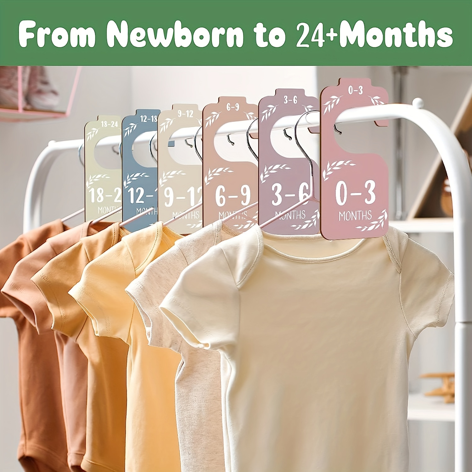8pcs Wooden Baby Closet Divide - Baby Nursery Wardrobe 리뷰 및 가격