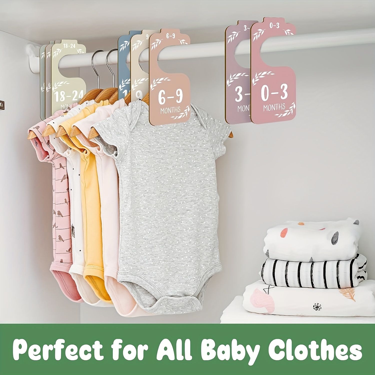 8pcs Wooden Baby Closet Divide - Baby Nursery Wardrobe 리뷰 및 가격