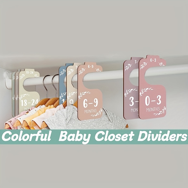 8pcs Wooden Baby Closet Divide - Baby Nursery Wardrobe 리뷰 및 가격