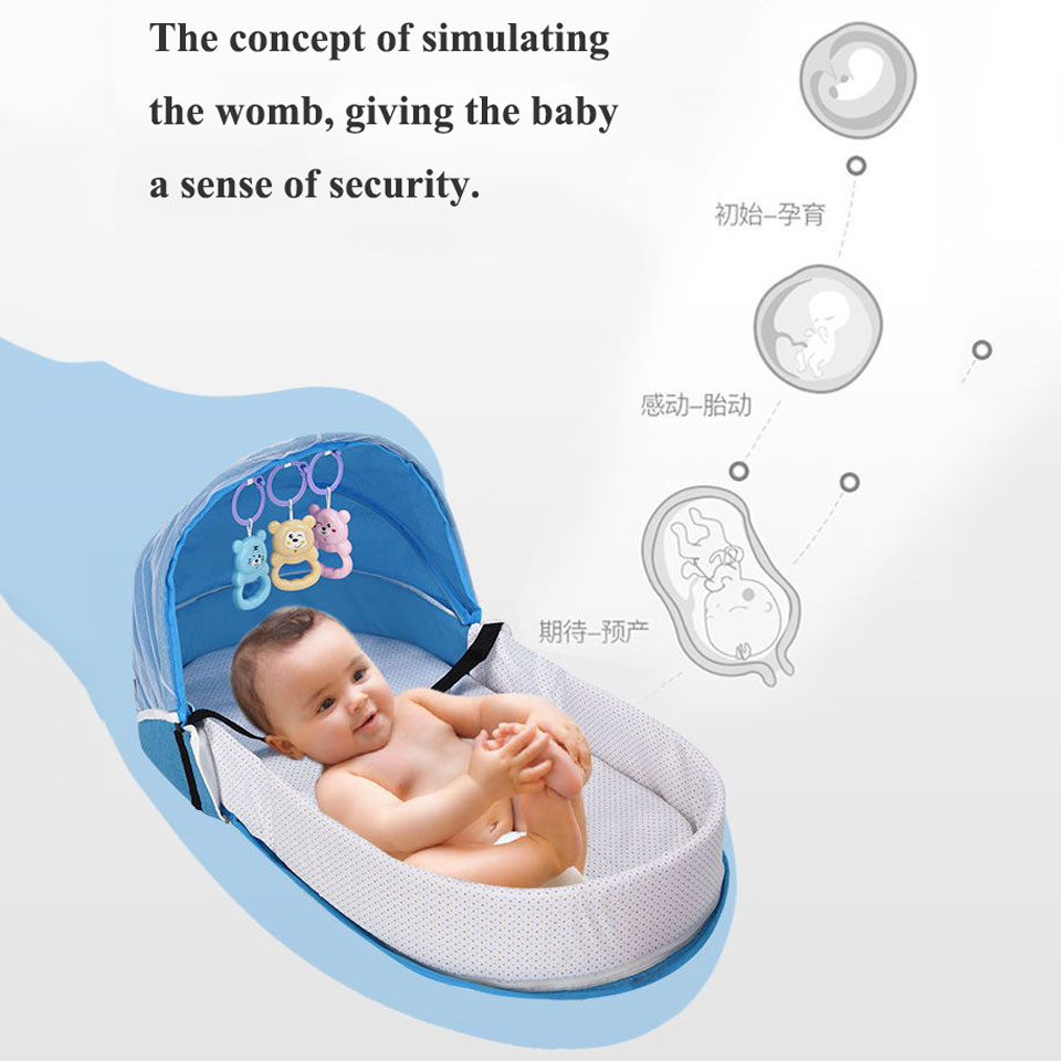 Portable Travel Baby Crib Fold - Baby Nursery Rhymes 리뷰 및 가격