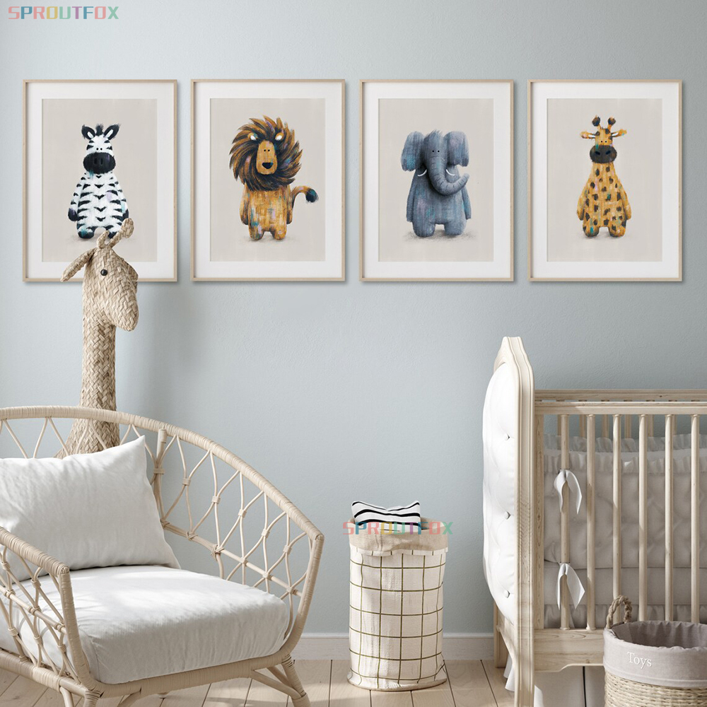 Zebra Pictures Wall Poster For - Baby Nursery Animal Pictures 리뷰 및 가격