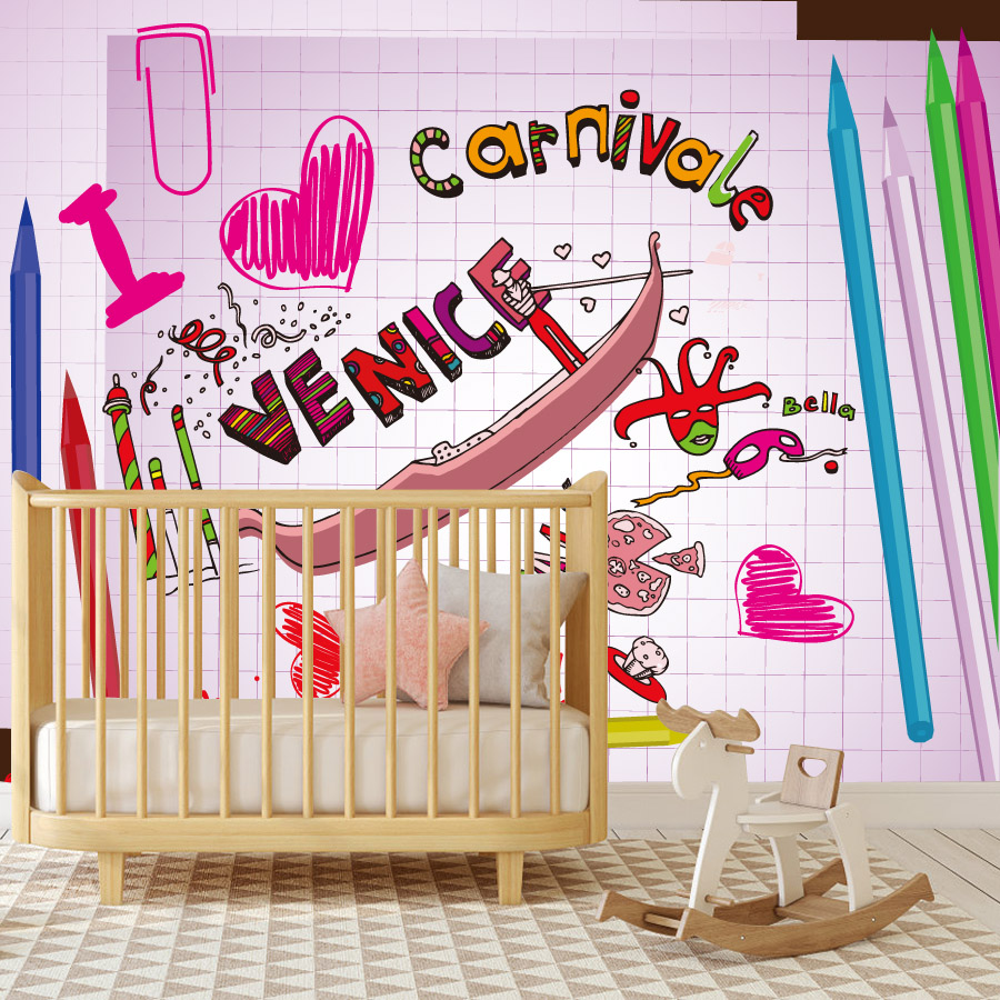Cartoon Easy to Apply Peel and - Baby Nursery Peel And Stick Wallpaper 리뷰 및 가격