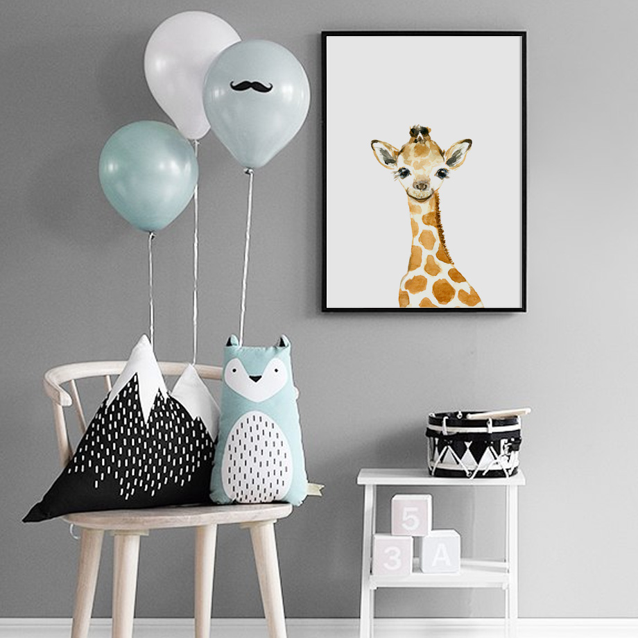Elephant Giraffe Rhino Zebra T - Baby Nursery Animal Pictures 리뷰 및 가격