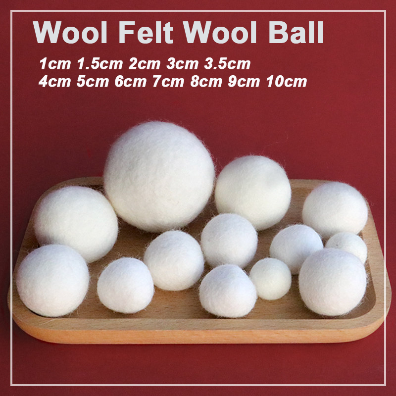 1-10pcs 1cm-10cm White Wool Fe - Baby Nursery Garland 리뷰 및 가격