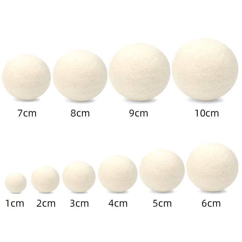 1-10pcs 1cm-10cm White Wool Fe - Baby Nursery Garland 리뷰 및 가격