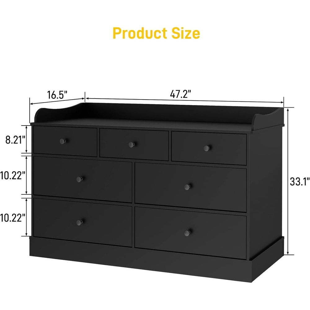 Children's 7-Drawer Dresser, C - Baby Nursery Chest Of Drawers 리뷰 및 가격