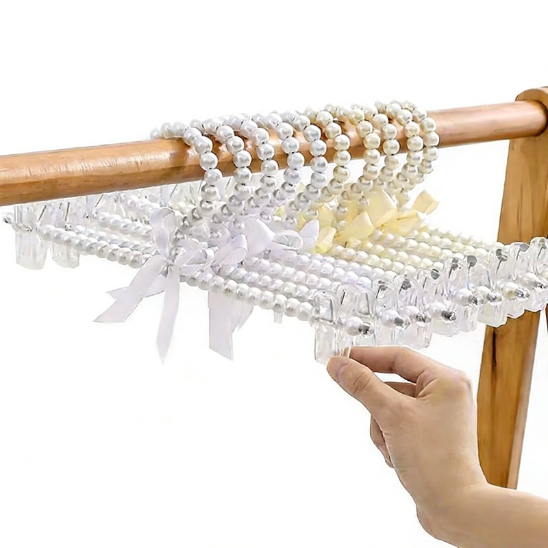 5Pcs Kids Pearl Clothes Hanger - Baby Nursery Wardrobe 리뷰 및 가격