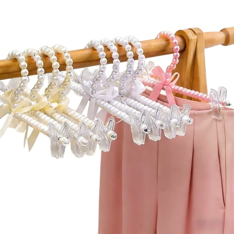 5Pcs Kids Pearl Clothes Hanger - Baby Nursery Wardrobe 리뷰 및 가격