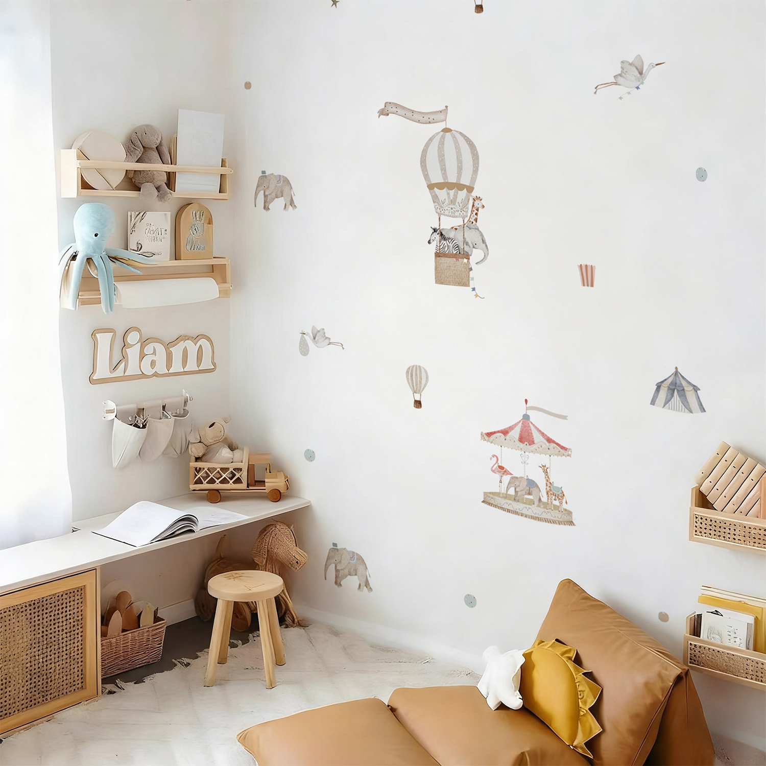 Retro Watercolor Wonderful Enc - Baby Nursery Diy 리뷰 및 가격