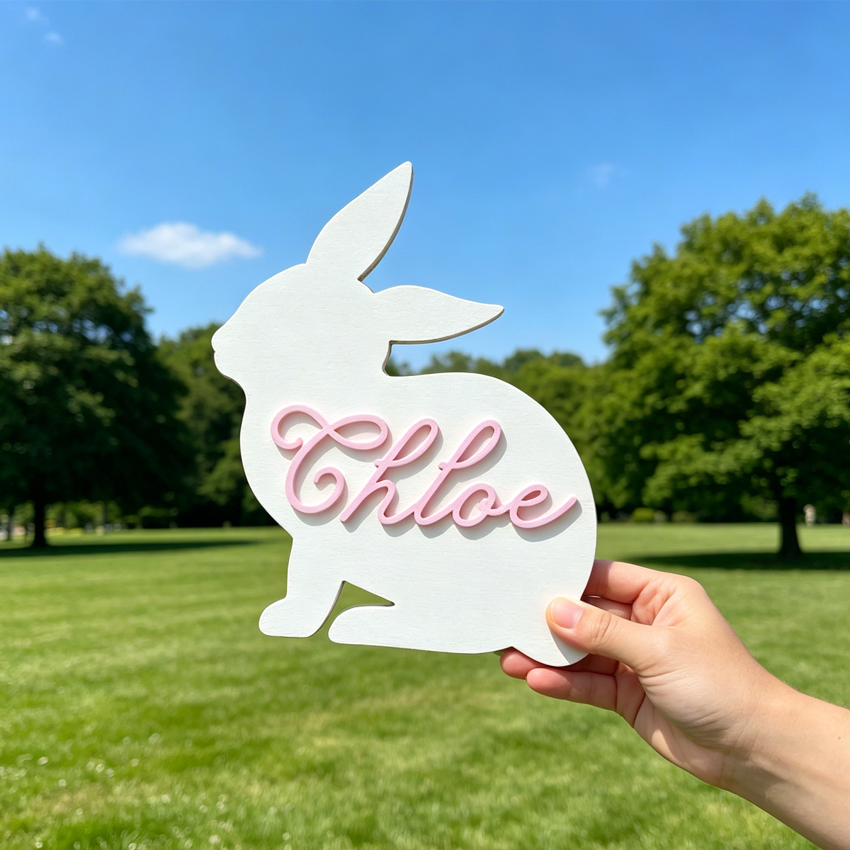 1Pc Custom Cute Bunny Name Woo - Baby Nursery Diy 리뷰 및 가격