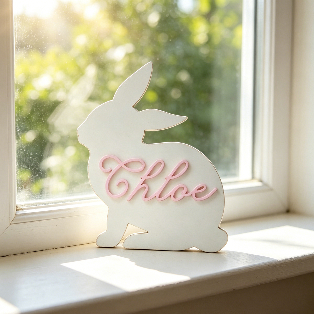 1Pc Custom Cute Bunny Name Woo - Baby Nursery Diy 리뷰 및 가격