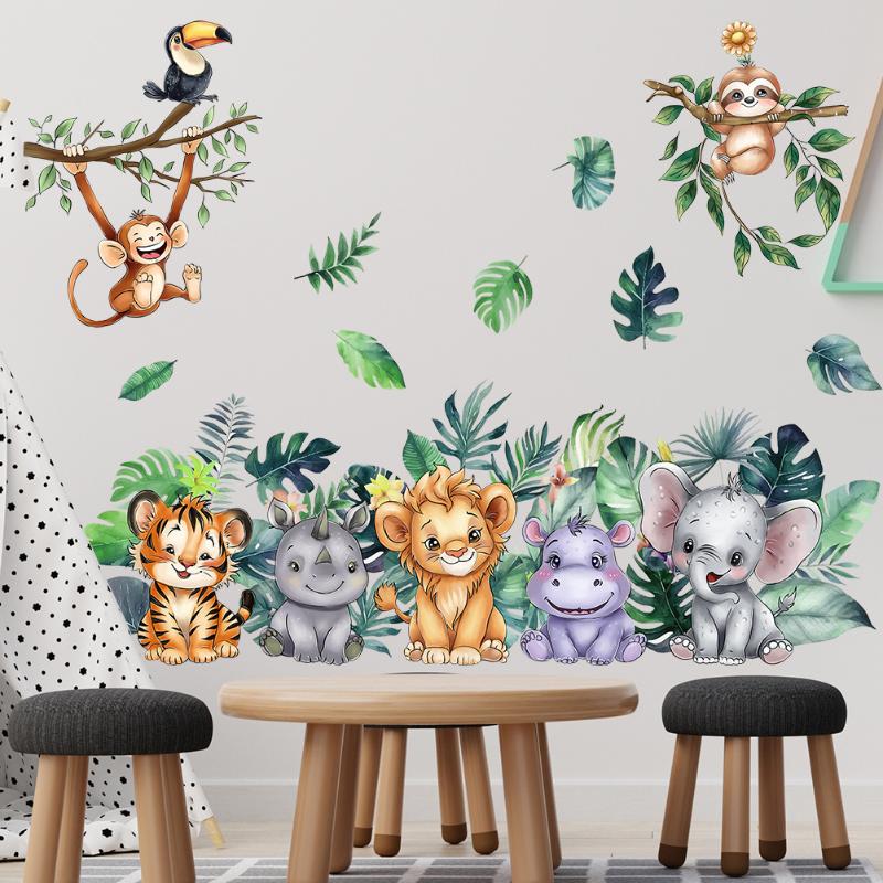 Cute Forest Animals Wall Stick - Baby Nursery Vinyl Wall Stickers 리뷰 및 가격