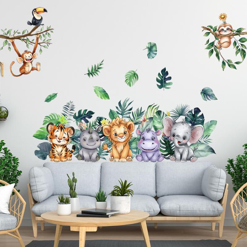 Cute Forest Animals Wall Stick - Baby Nursery Vinyl Wall Stickers 리뷰 및 가격