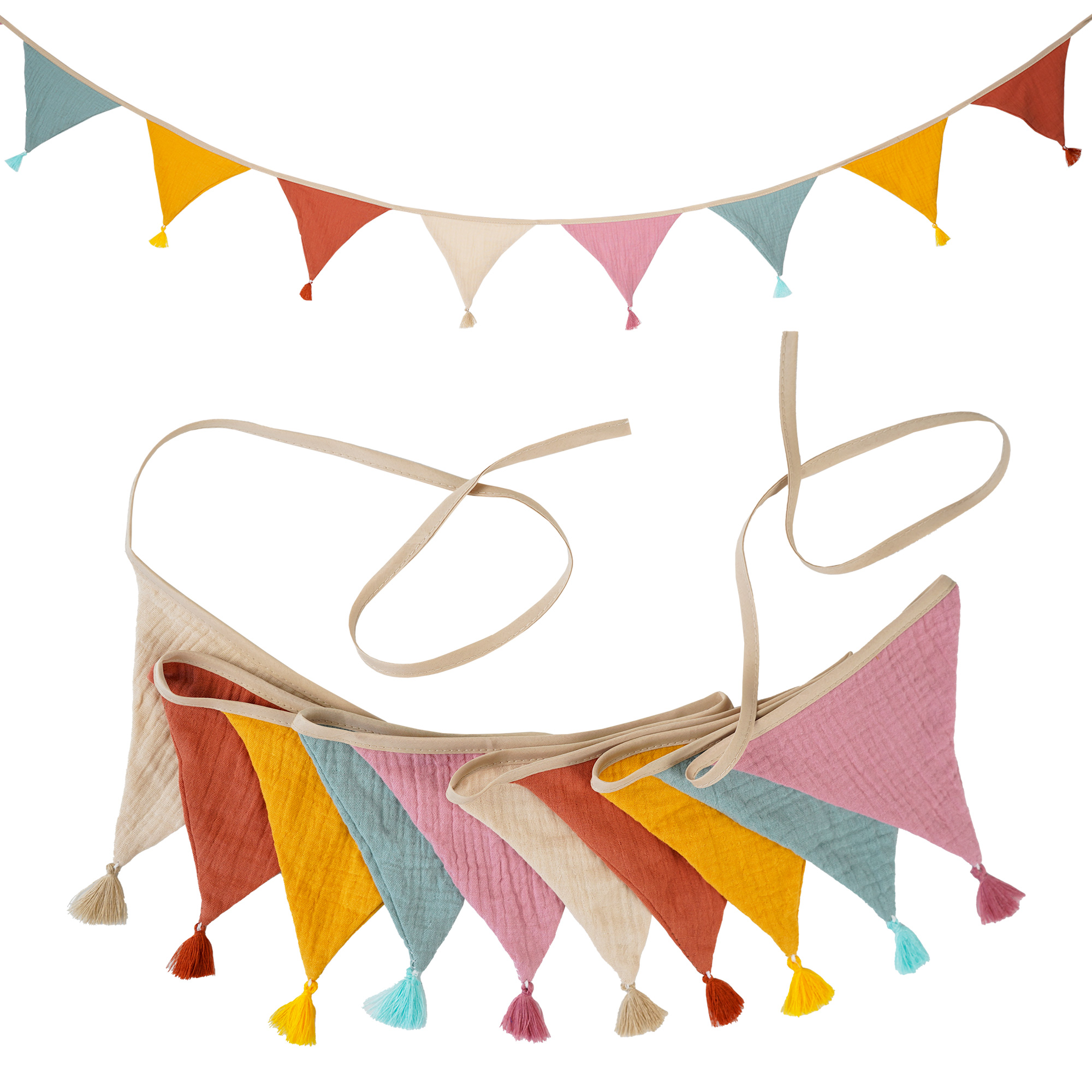 2.6M/8.5FT Nursery Fabric Bunt - Baby Nursery Garland 리뷰 및 가격