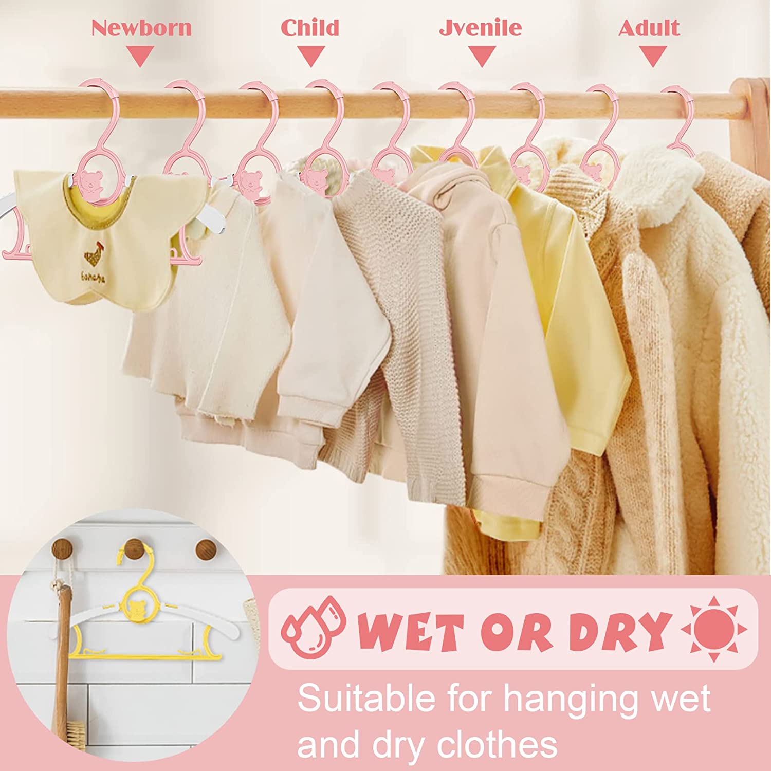 UNTIOR Non-slip Baby Clothes H - Baby Nursery Wardrobe 리뷰 및 가격