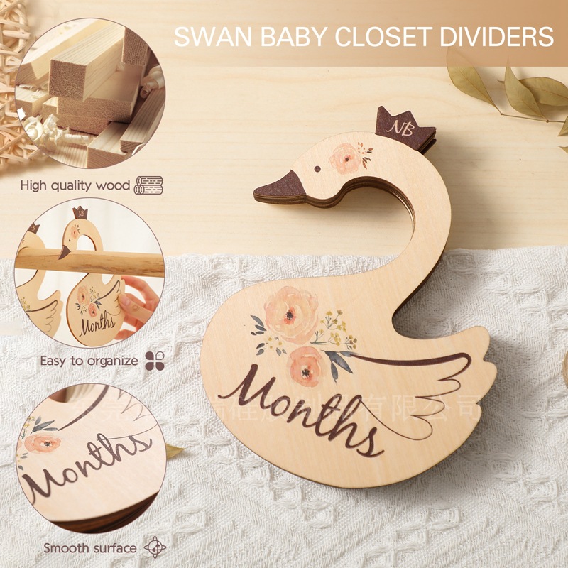 Wooden Baby Clothes Dividers W - Baby Nursery Wardrobe 리뷰 및 가격