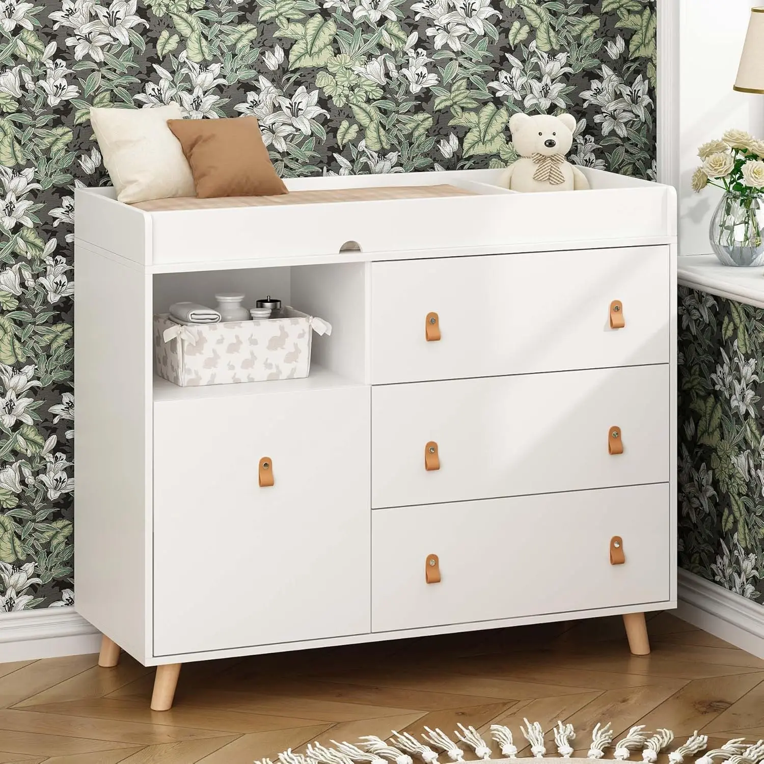 Baby Dresser Changing Table wi - Baby Nursery Chest Of Drawers 리뷰 및 가격